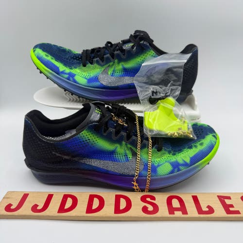 Nike ZoomX Dragonfly 2 Glam Purple Green IM9131-500 Mens Sz 7 / Womens Sz 8.5
New Without Box