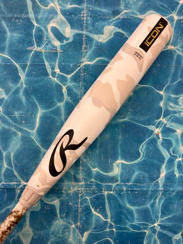 2025 Rawlings Icon Composite Bat USSSA Certified (-5) Composite 26 oz 31" (Used)