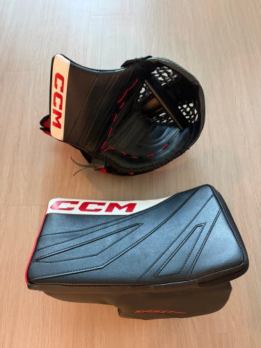 CCM EFlex 6 gloves skinned EFlex 7 580