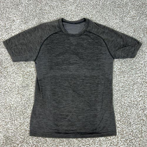 Lululemon Shirt Mens Small Gray Metal Vent Tech Short Sleeve Athletic Running