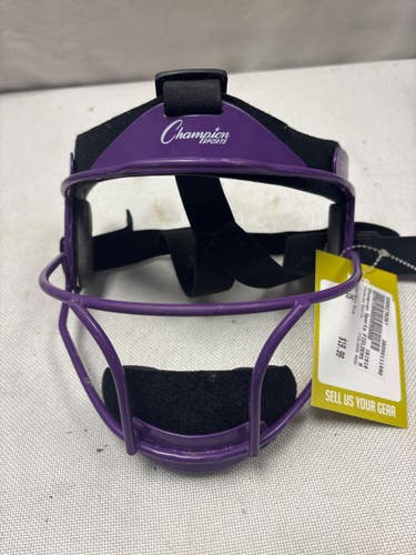 Used Champion Sports FIELDERS MASK BB/SB Fielders Mask Navy Blue One Size 11490-S000276267