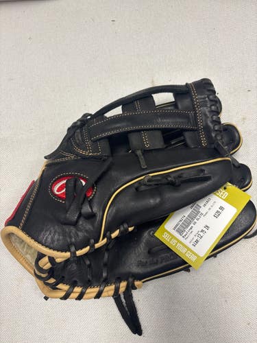 Used Rawlings GG ELITE BB/SB Glove RH Throw Black 12 3/4" 11490-S000276274