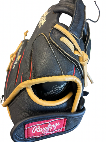 Used Rawlings HIGHLIGHT 11 1/2 INCH BB/SB Glove RH Throw Black 11 1/2" 11682-S000139741