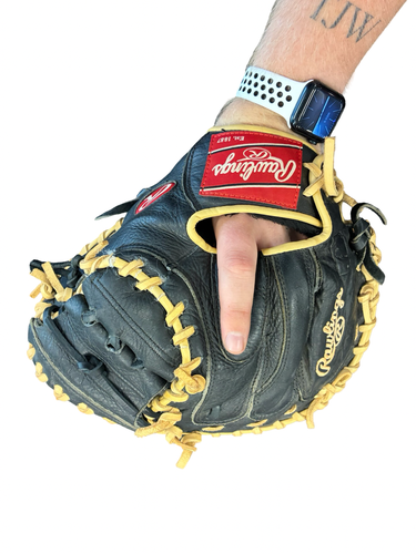 Used Rawlings SELECT PRO LITE BB/SB Catchers RH Throw Black 32" 11682-S000137152