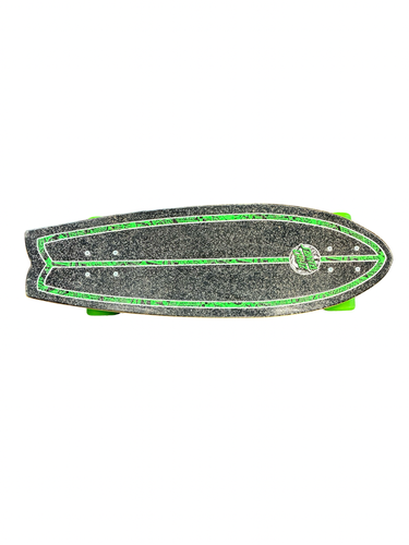 Used Santa Cruz CRUZ Complete Skateboard Black Regular 11682-S000136945