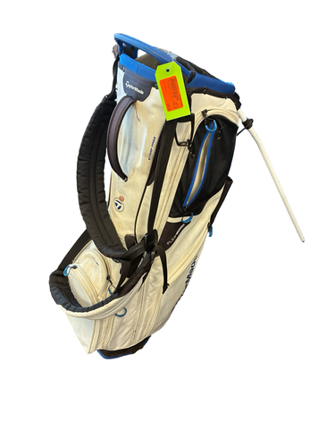 Used Taylormade 14 WAY STAND BAG Mens Stand Bag White 11682-S000137511