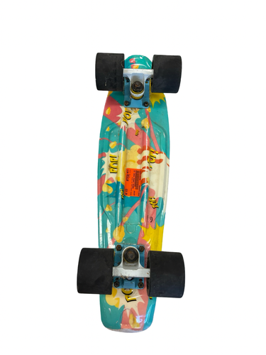Used 22 INCH PENNY BOARD Complete Skateboard White Regular 11682-S000139496