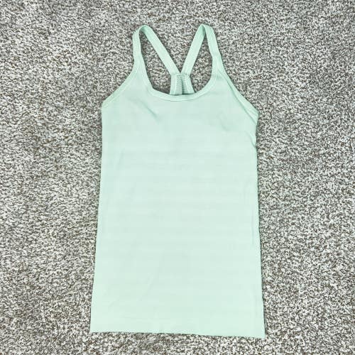 Lululemon Tank Top Womens Small Green Swiftly Tech Racerback Yoga Gym Athletic