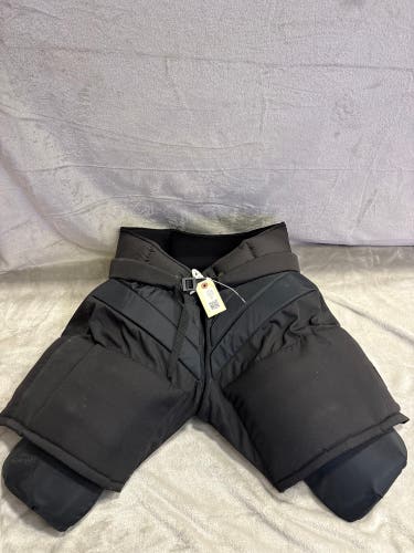 Black Senior XS Tackla Hockey Goalie Pants (Used)