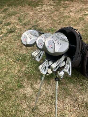 Mens Complete Golf Club Set & Bag, Macgregor & Dunlop, Righty, Good Condition