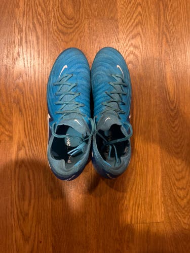 Blue Men's Size M 9.0 (W 10.0) Nike Phantom GX Cleats (Used)