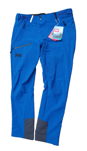 HELLY HANSEN Odin Huginn 2.0 Softshell Ski Touring Pants Blue Men's Size XL NWT