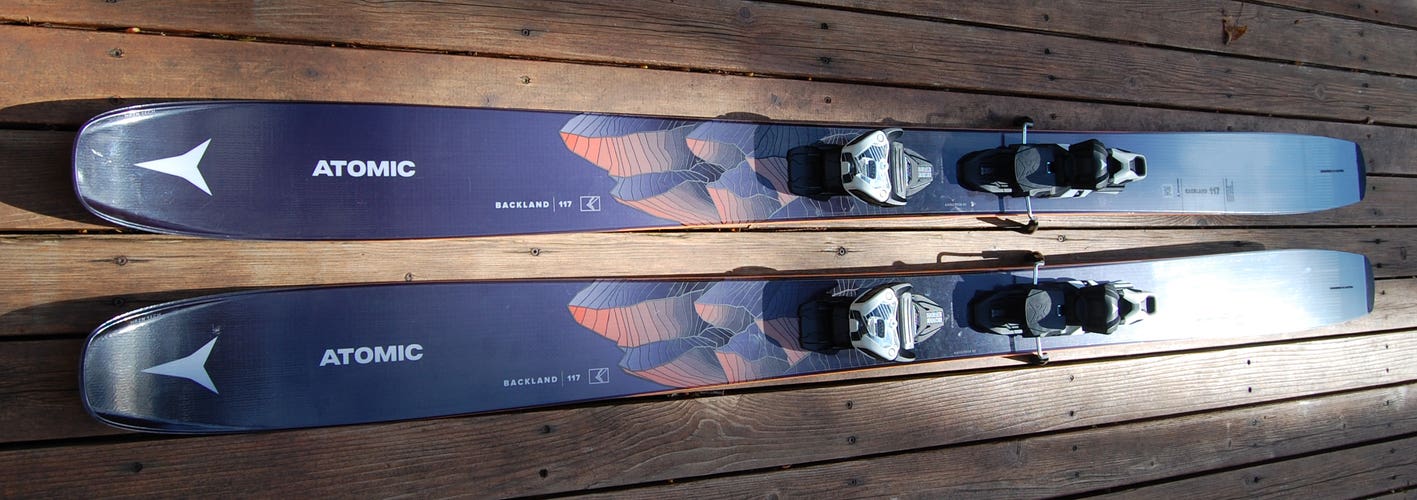 Atomic Backland 117 Ski 2024 191 cm with Demo Bindings Atomic Warden MNC 13 NEW
