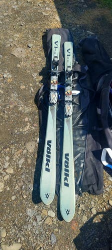 Men's 2020 Volkl 170 cm Vectris V 20 20 Skis With Bindings Max Din 10 (Used)