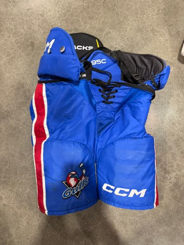 Blue Senior Small CCM Tacks 95C Hockey Pants (Used)