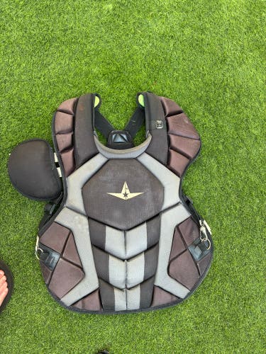 All Star System 7 Catcher's Black Chest Protector (Used)