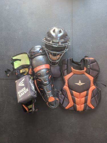 Orange All Star System 7 Catcher's Set (Used)