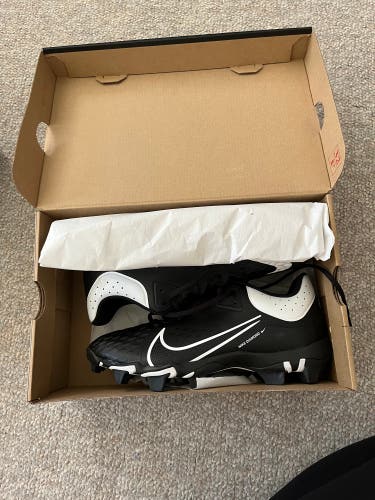 Black Women's Size M 9.0 (W 10.0) Nike Hyperdiamond 4 Keystone Low Top Molded Cleats (New)