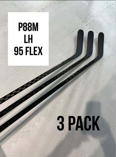 Senior(3x)Left P88M 95 Flex 69” ProBlackStock™ Unbranded Blackouts Pro Stock Nexus Hockey Sticks