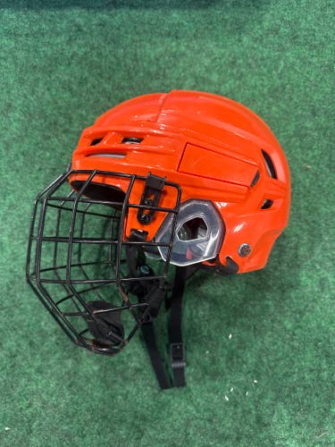 Orange Medium CCM Tacks 910 Helmet (Used)