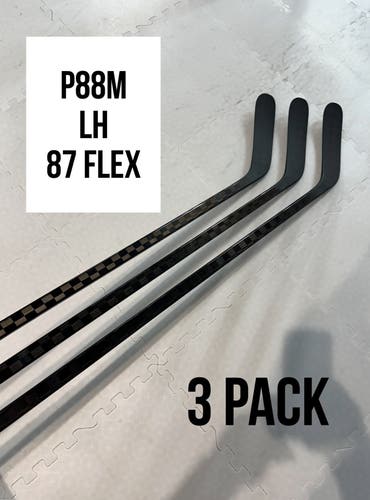 Senior(3x)Left P88M 87 Flex 67” ProBlackStock™ Unbranded Blackouts Pro Stock Nexus Hockey Sticks