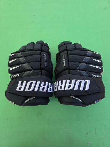 Black Senior Warrior Alpha DX Pro Gloves 14"