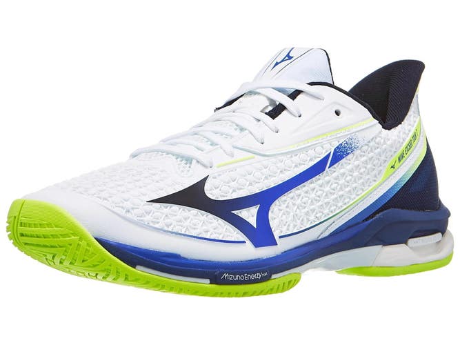 MIZUNO Wave Exceed Tour 7 AC White/Blue Shoes Men's Size 11 - New in Box