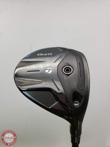 2026 TAYLORMADE QI4D 3 WOOD 15* STIFF MITSU REAX WHITE 65-S +HC VERYGOOD