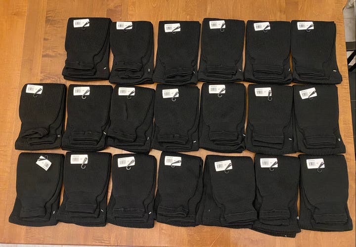 Ice Hockey Socks 24" Black Knit Practice Game New with Tags SK80-BK-24
