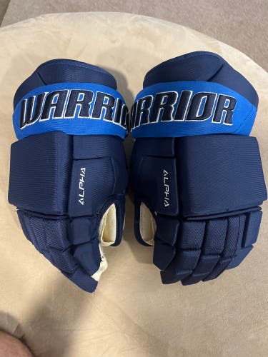 Warrior Alpha Gloves 15" Pro Stock (Used)