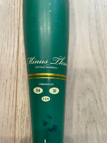 2025 Combat MFG Spec A1 Alloy BBCOR Certified Bat (-3) 31 oz 34" (Used)