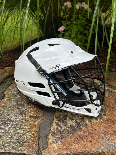Cascade CPV-R White Black Youth Lacrosse Helmet CPVR