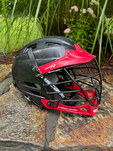 Cascade CPV-R Black Red Youth Lacrosse Helmet CPVR