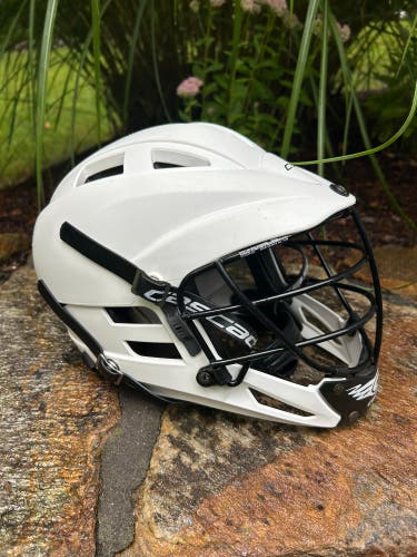 Cascade CS White Youth Lacrosse Helmet