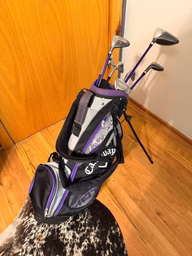 Junior Callaway Xj Hot Left Hand Clubs (Full Set) 7 Pieces (Used)
