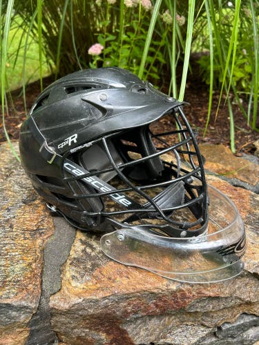 Cascade CPX-R Adult Goalie Lacrosse Helmet Black CPXR