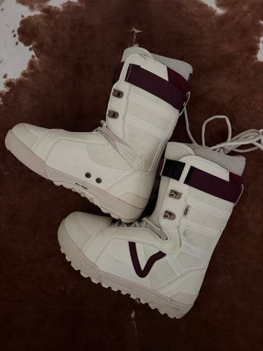 Men's Size M 10.0 (W 11.0) Vans Hi-Standard Snowboard Boots Adjustable Flex All Mountain
