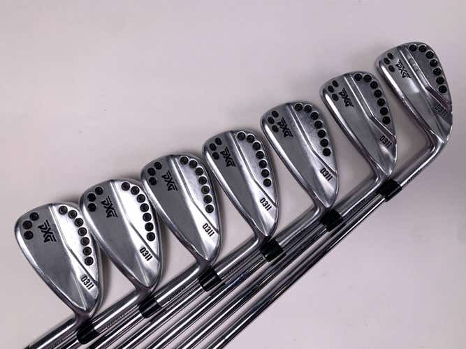PXG 0311 Forged Chrome Iron Set 4-PW KBS Tour 120 Stiff RH Midsize Grips