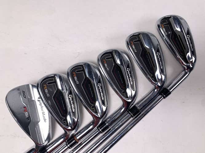 TaylorMade RSi 1 Iron Set 6-PW+AW REAX Regular Steel Mens RH