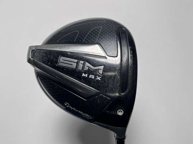 TaylorMade SIM MAX Driver 10.5* Project X HZRDUS Smoke 6.0 Black 70g Stiff RH