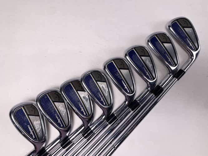 Callaway Paradym Iron Set 4-PW+AW DG X100 Tour Issue Extra Stiff RH +1/2''