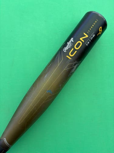 2023 Rawlings Icon Composite Bat USSSA Certified (-8) Composite 23 oz 31" (Used)