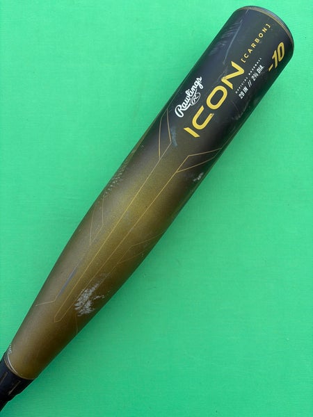 2023 Rawlings Icon Composite Bat USSSA Certified (-10) Composite 19 oz 29" (Used)