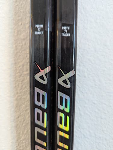 Bauer NEXUS TRACER Hockey Stick Right P90TM 77 flex Senior D1 Pro Stock 2 PACK