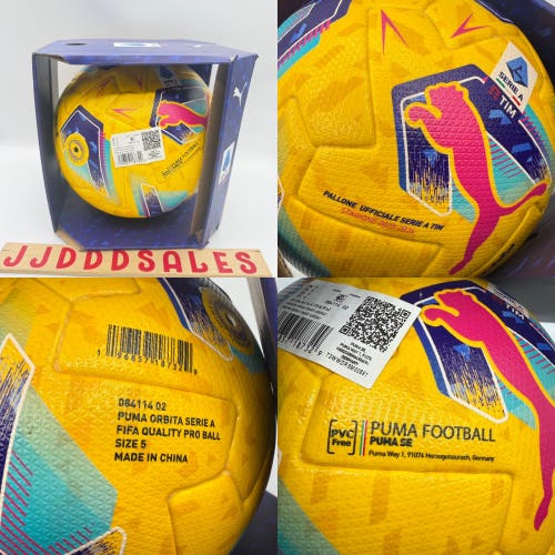 Puma Orbita Serie A Official FIFA Quality Pro Match Ball 084114-02 Size 5 NIB

New in Box