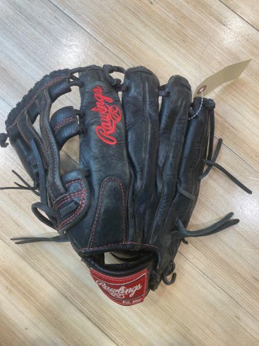 Black Rawlings Gamer Series LH Baseball Glove 12" (Used)