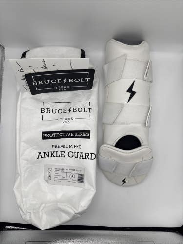 Bruce Bolt Premium Pro Ankle Guard Size Adult New Read