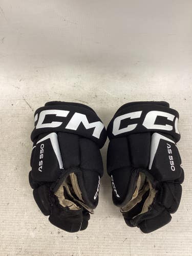 Used CCM AS550 Youth Gloves Black 8" 11851-S000052773