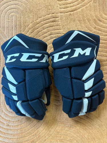 Blue CCM JetSpeed FT475 Gloves 13" (Used)