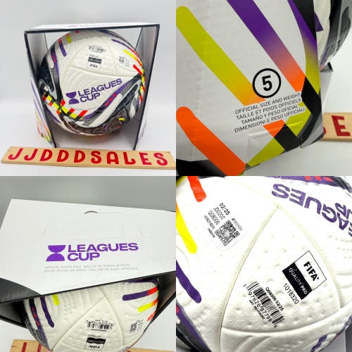 ADIDAS LEAGUES CUP PRO SOCCER MATCH BALL JD0202 FIFA MATCH SIZE 5 NIB $170
New in Box